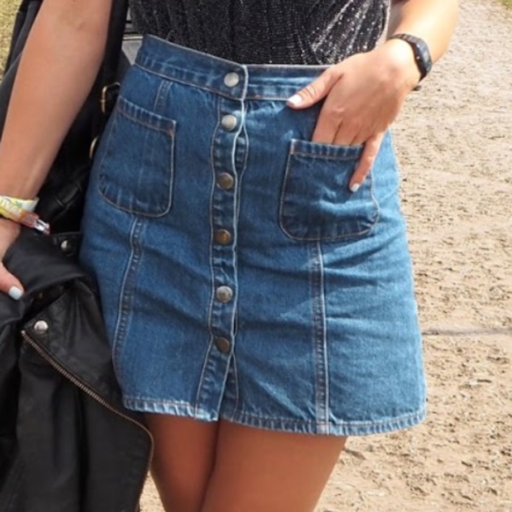 A Jean Skirt